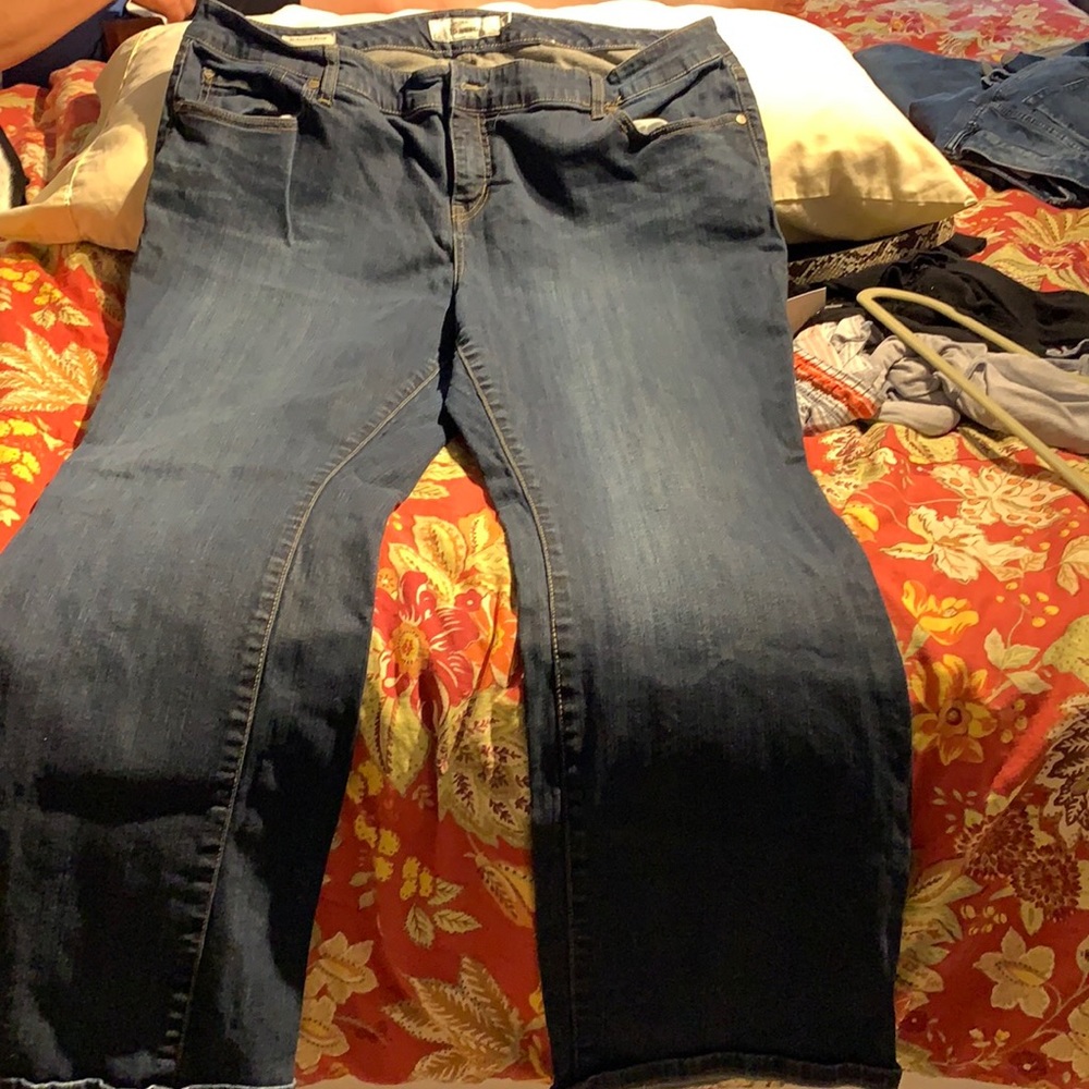 Torrid size 20 relaxed bootcut dark denim jeans